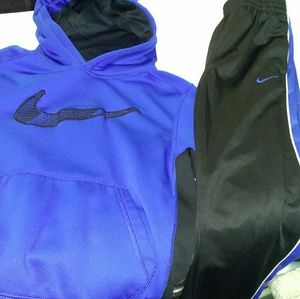 Boys size XS blue nike outfit